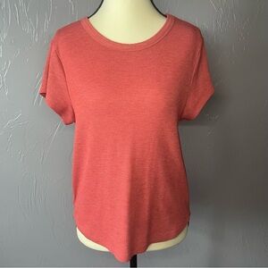 American Eagle Outfitters Waffle Knit Salmon Top